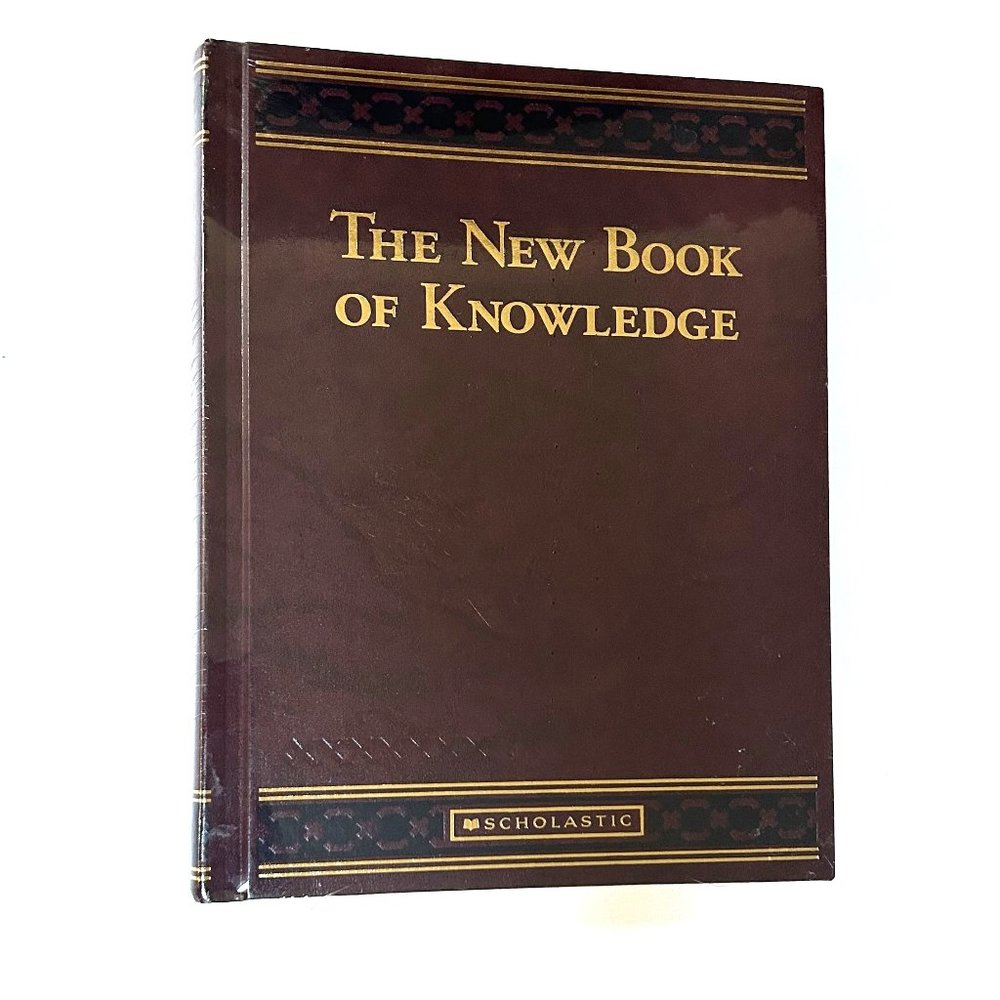 The New Book Of Knowledge Volume 2 B Scholastic Hardcover